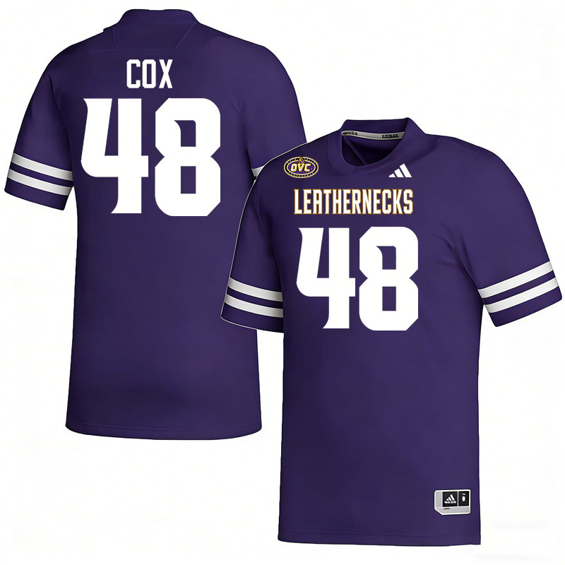 Western Illinois Leathernecks #48 Bryan Cox College Football Jerseys,Uniforms-Purple